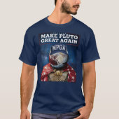 Pluto wieder groß machen T-Shirt (Vorderseite)
