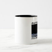 Plutocracy-Tasse Zweifarbige Tasse (Mittel)