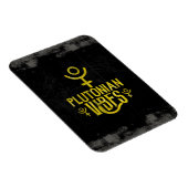 Plutonian Vibes Scorpio Astrologie Zodiac Pluto Magnet (Rechte Seite)