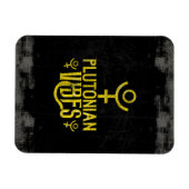 Plutonian Vibes Scorpio Astrologie Zodiac Pluto Magnet (Horizontal)