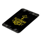 Plutonian Vibes Scorpio Astrologie Zodiac Pluto Magnet (Linke Seite)