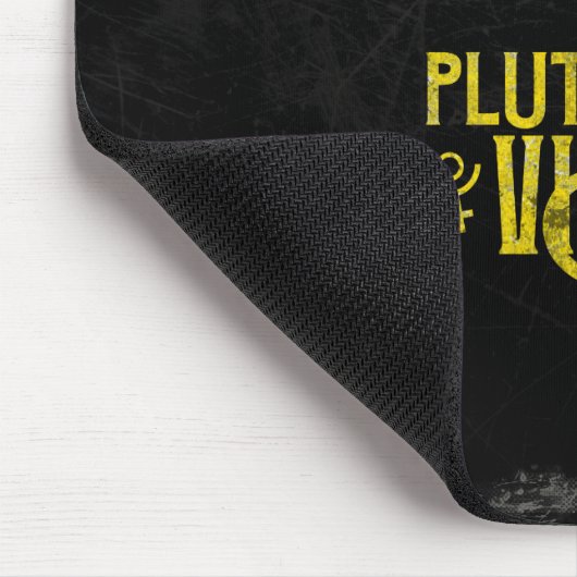 Plutonian Vibes Scorpio Astrologie Zodiac Pluto Mousepad (Ecke)