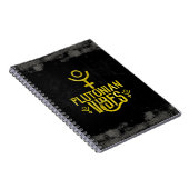 Plutonian Vibes Scorpio Astrologie Zodiac Pluto Notizblock (Rechte Seite)