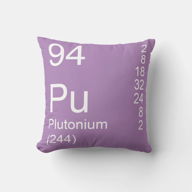 Plutonium Kissen (Vorderseite)