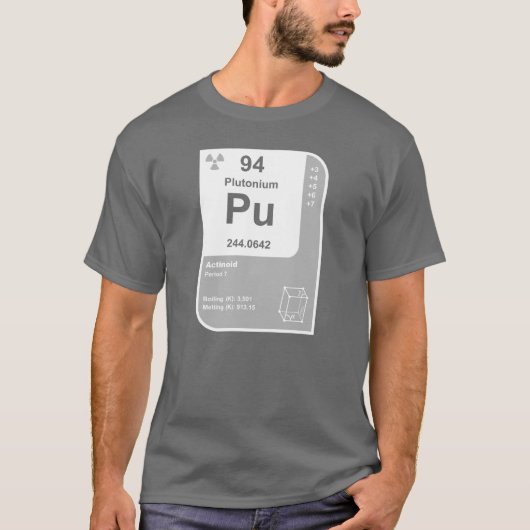 Plutonium (Pu) T-Shirt (Vorderseite)