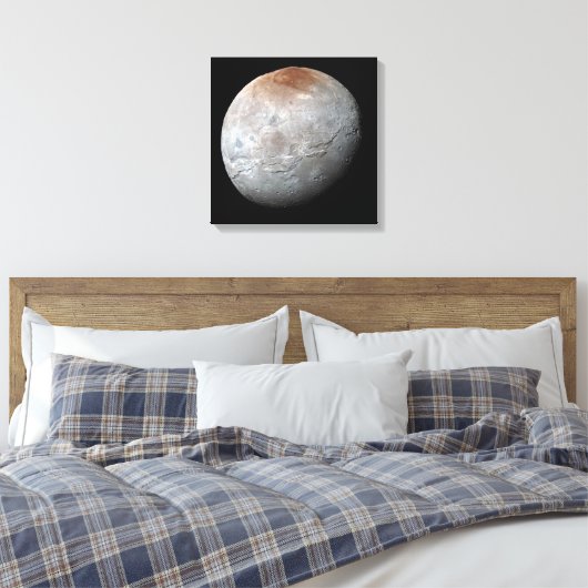 Plutos größter Mond: Charon Leinwanddruck (Insitu (Schlafzimmer))