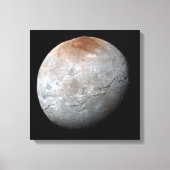 Plutos größter Mond: Charon Leinwanddruck (Vorderseite)