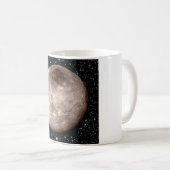 PLUTOS Sternhintergrund MONDES CHARON Kaffeetasse (VorderseiteRechts)
