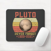 pluuto NEVER VERGESSEN Mousepad (Mit Mouse)