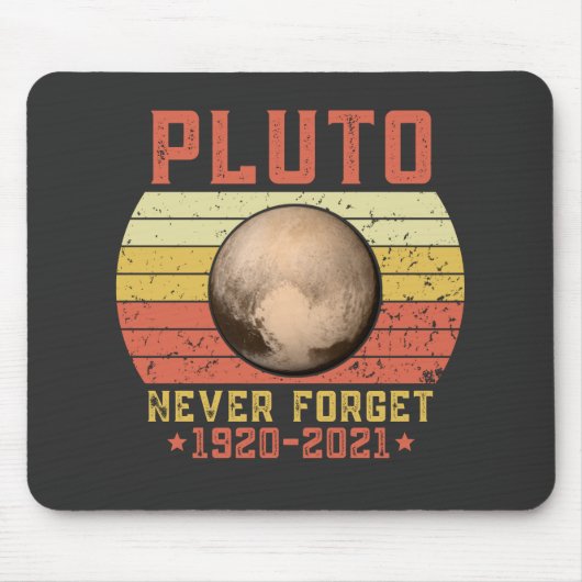 pluuto NEVER VERGESSEN Mousepad (Vorne)