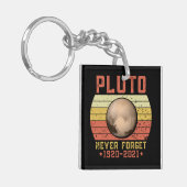 pluuto NEVER VERGESSEN Schlüsselanhänger (Vorderseite links)