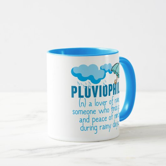 Pluviophil Tasse (VorderseiteRechts)