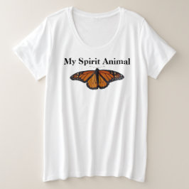 Pluz Size T-Shirt Monarch Spirit