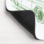 Ply Barracuda 1966 Mousepad (Ecke)