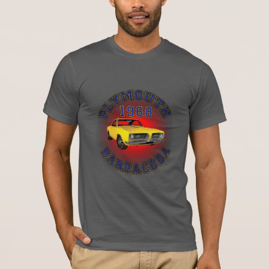 Plymouth-Barracuda 1968 der Männer T-Shirt (Vorderseite)