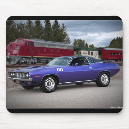 Plymouth Barracuda Cuda Mopar Muskel Auto 1971 Mousepad Zazzle De