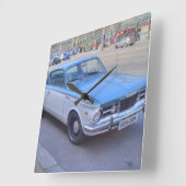 Plymouth Barracuda Quadratische Wanduhr (Winkel)