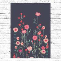 Plymouth Blume Dark Boho Floral