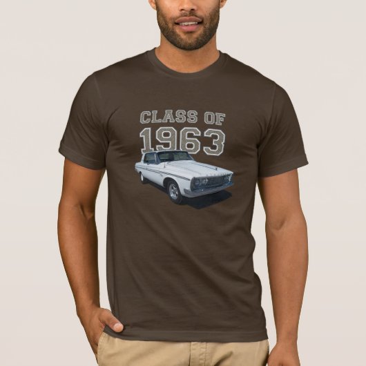 Plymouth-Coupét-shirt 1963. T-Shirt (Vorderseite)