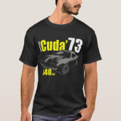 Plymouth Cuda Barracuda - Detroit - Mopar T-Shirt (Vorderseite)