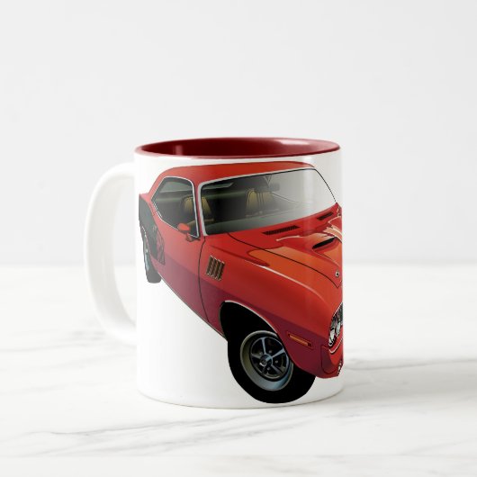 Plymouth 'Cuda Zweifarbige Tasse (Vorderseite Links)