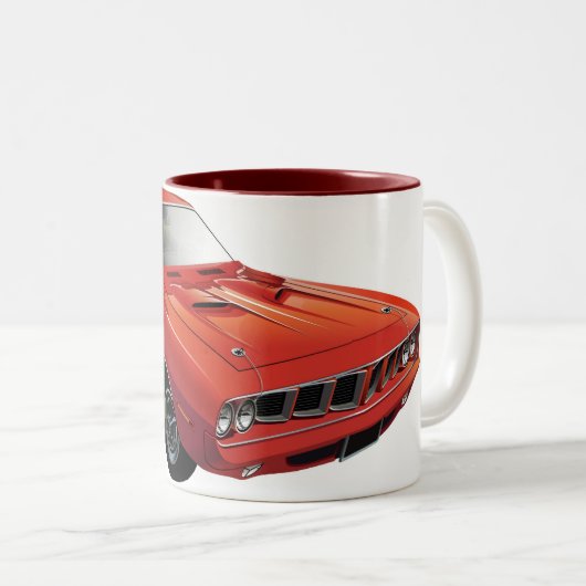 Plymouth 'Cuda Zweifarbige Tasse (VorderseiteRechts)