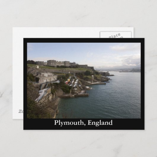 Plymouth, England Postkarte (Vorne/Hinten)