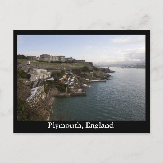 Plymouth, England Postkarte (Vorderseite)