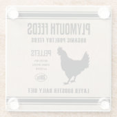 PLYMOUTH FÜTTRE GLASUNTERSETZER (Rückseite)