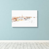 Plymouth Harbour Canvas Print Leinwanddruck (Insitu (Holzboden))