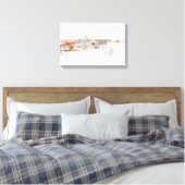 Plymouth Harbour Canvas Print Leinwanddruck (Insitu (Schlafzimmer))