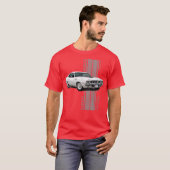 Plymouth Hemi Cuda Classic American Muscle s Vinta T-Shirt (Vorne ganz)