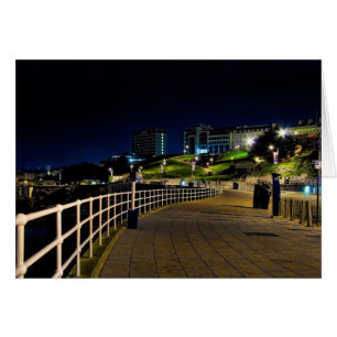 Plymouth Hoe Seafront by Night - leere Notelette