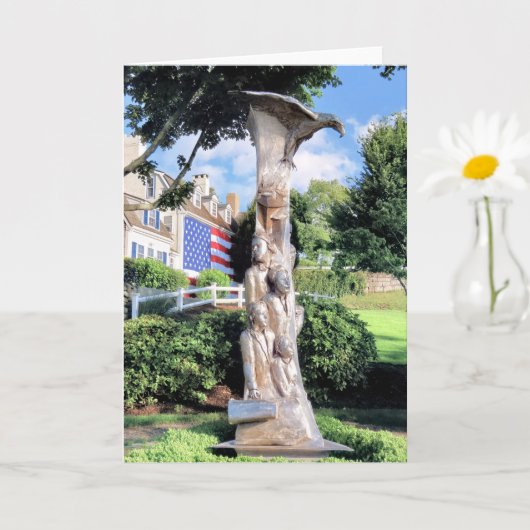 Plymouth Immigrant statue Karte (Kleine Pflanze)