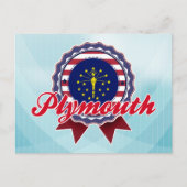 Plymouth, IN Postkarte (Vorderseite)