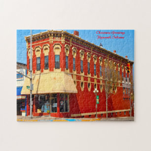 Plymouth Indiana Weihnachtsgrüße Puzzle