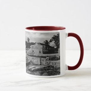 Plymouth - Kriegs-Denkmal u. Zollamt Tasse