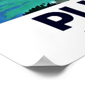 Plymouth, Küstenlandschaft, Vintage Poster (Ecke)