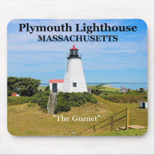 Plymouth-Leuchtturm, "der Gurnet", MA Mousepad