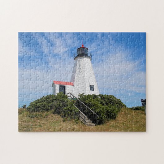 Plymouth-Leuchtturm, "der Gurnet" Massachusetts Puzzle (Horizontal)