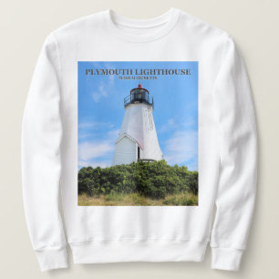Plymouth Lighthouse, Massachusetts Sweatshirt