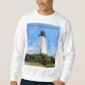 Plymouth Lighthouse, Massachusetts Sweatshirt (Vorderseite)