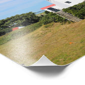 Plymouth Lighthouse, Massachusetts "The Gurnet" Fotodruck (Ecke)