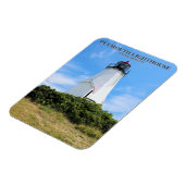 Plymouth Lighthouse, Massachusetts "The Gurnet" Magnet (Linke Seite)