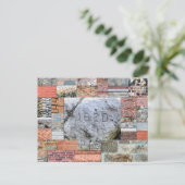 Plymouth MA Rocks und Steine Postkarte (Stehend Vorderseite)