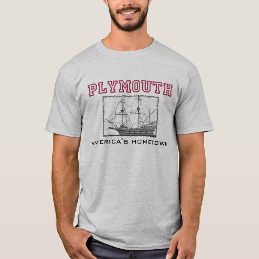 Plymouth, MA T-Shirt (Vorderseite)