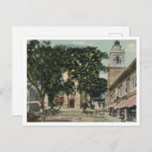 Plymouth MA, Town Square, 1910 Postkarte (Vorne/Hinten)