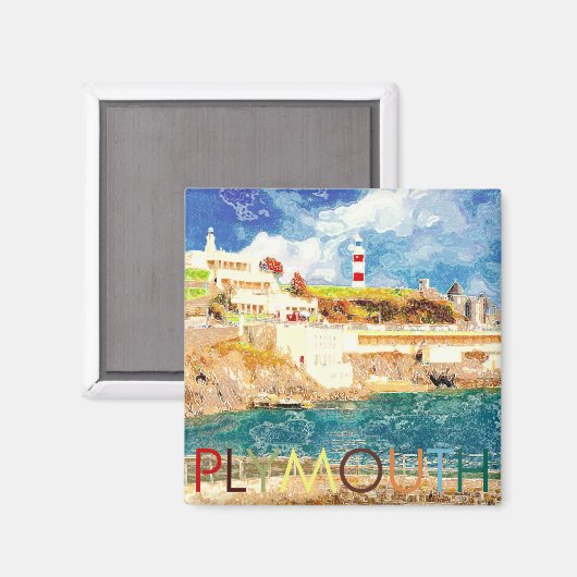 Plymouth Magnet (Vorderseite/Rückseite)