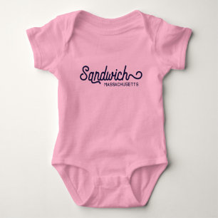 Plymouth Massachusetts Baby Bodysuit Baby Strampler