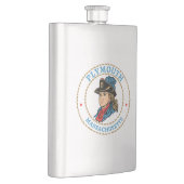 Plymouth Massachusetts Colonial Flachmann (Rechts)